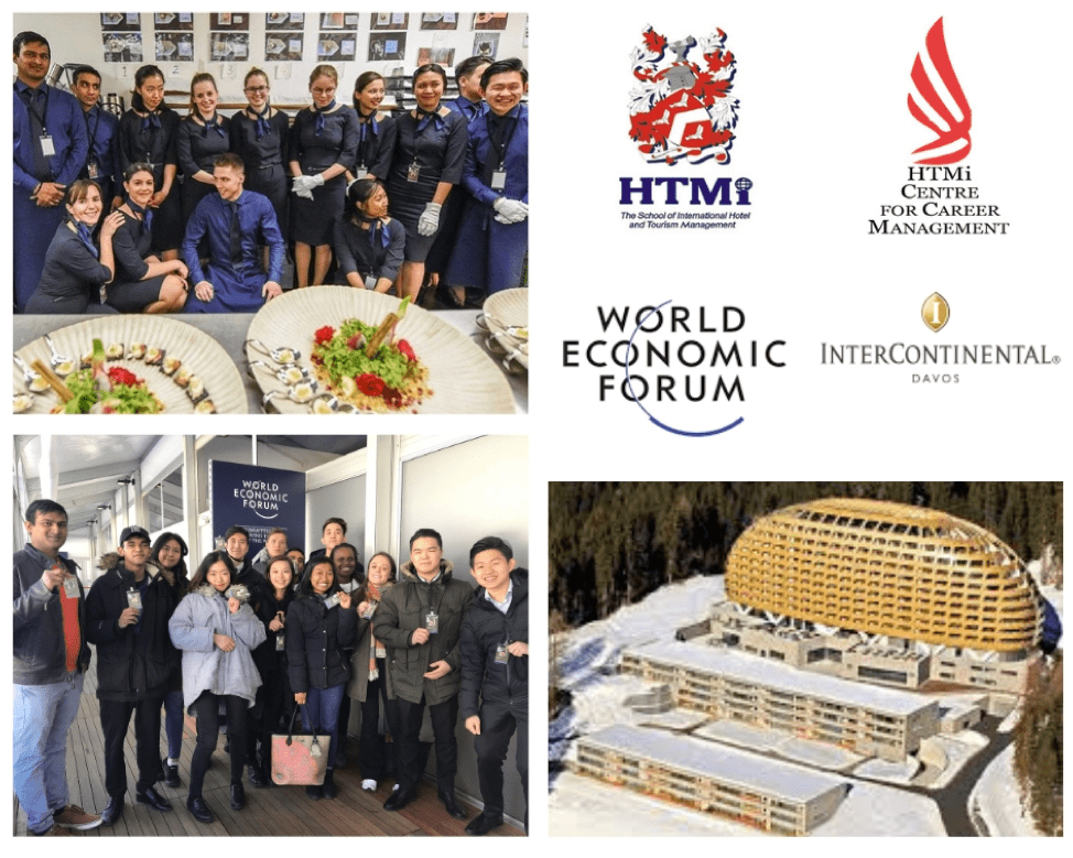 HTMi students supporting the World Economic Forum 2019