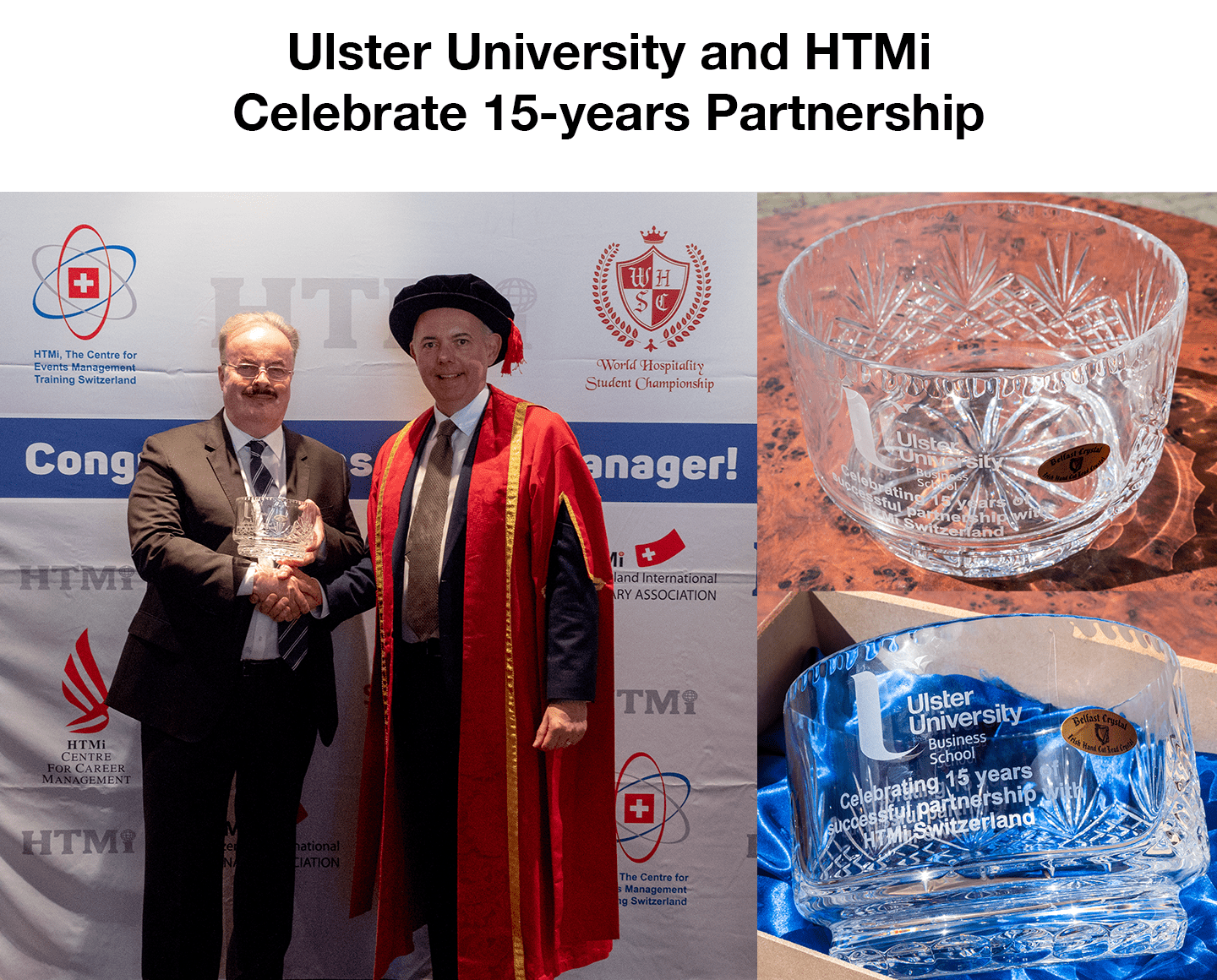 Ulster University and HTMi Celebrate 15-years Partnership