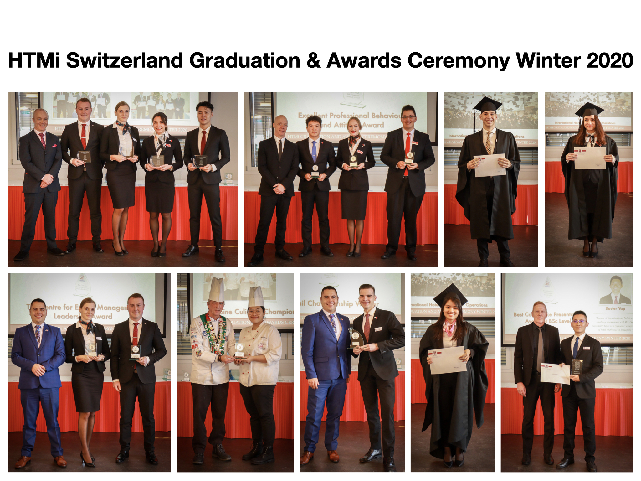 HTMi Switzerland Graduation and Awards Ceremony Winter 2020
