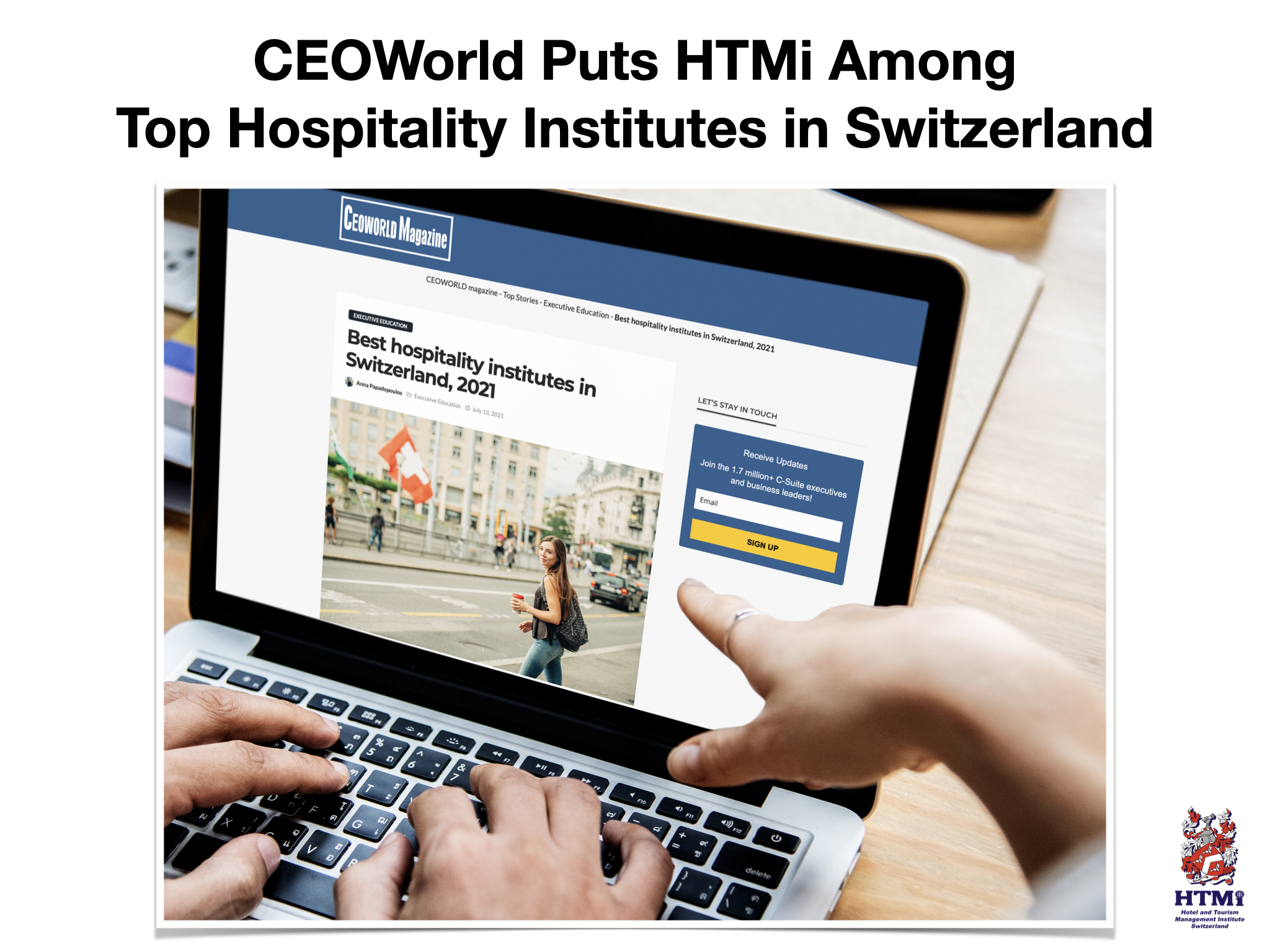 HTMi Among Top Hospitality Institutes in Switzerland
