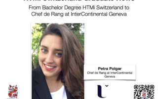 Petra Polgar - From Bachelor Degree HTMi Switzerland to Chef de Rang at InterContinental Geneva