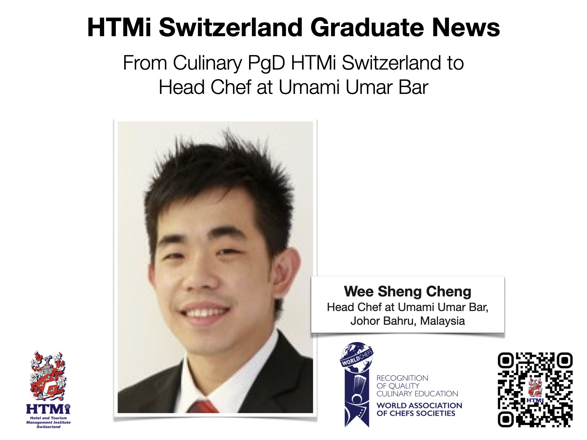 Wee Sheng Cheng – From Culinary PgD HTMi Switzerland to Head Chef at Umami Umar Bar