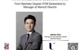 Adrian Cho - From Bachelor Degree HTMi Switzerland to Manager at Marriott Resorts - HTMi Switzerland Graduate News