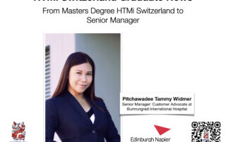 Pitchawadee Tammy Widmer - From Masters Degree HTMi Switzerland to Senior Manager - HTMi Switzerland Graduate News