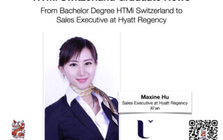 Maxine Hu - From Bachelor Degree HTMi Switzerland to Sales Executive - HTMi Switzerland Graduate News