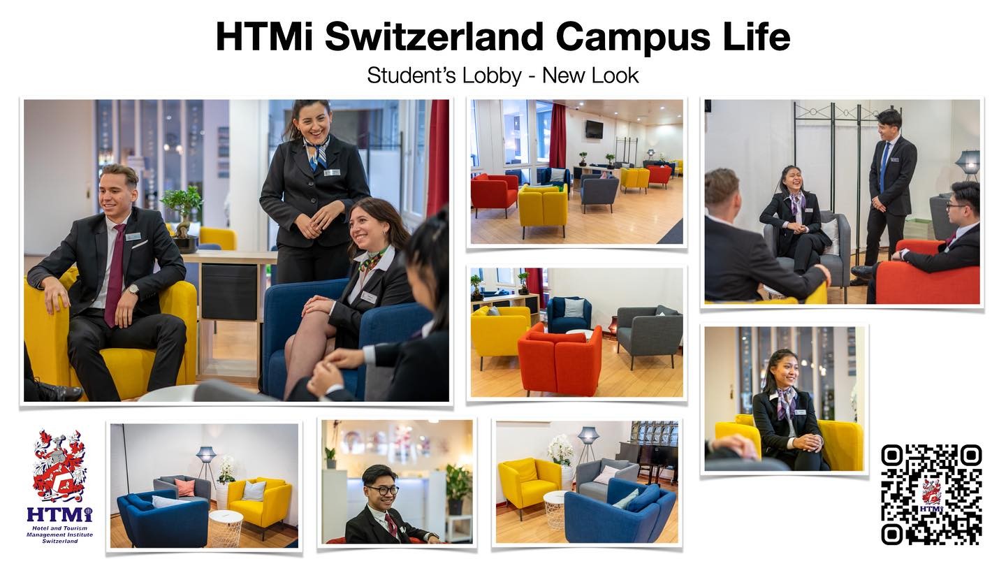 HTMi Switzerland Campus Life - Student’s Lobby New Look