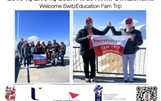Welcome SwitzEducation Fam Trip - Love It, Live It, Learn It at HTMi Switzerland