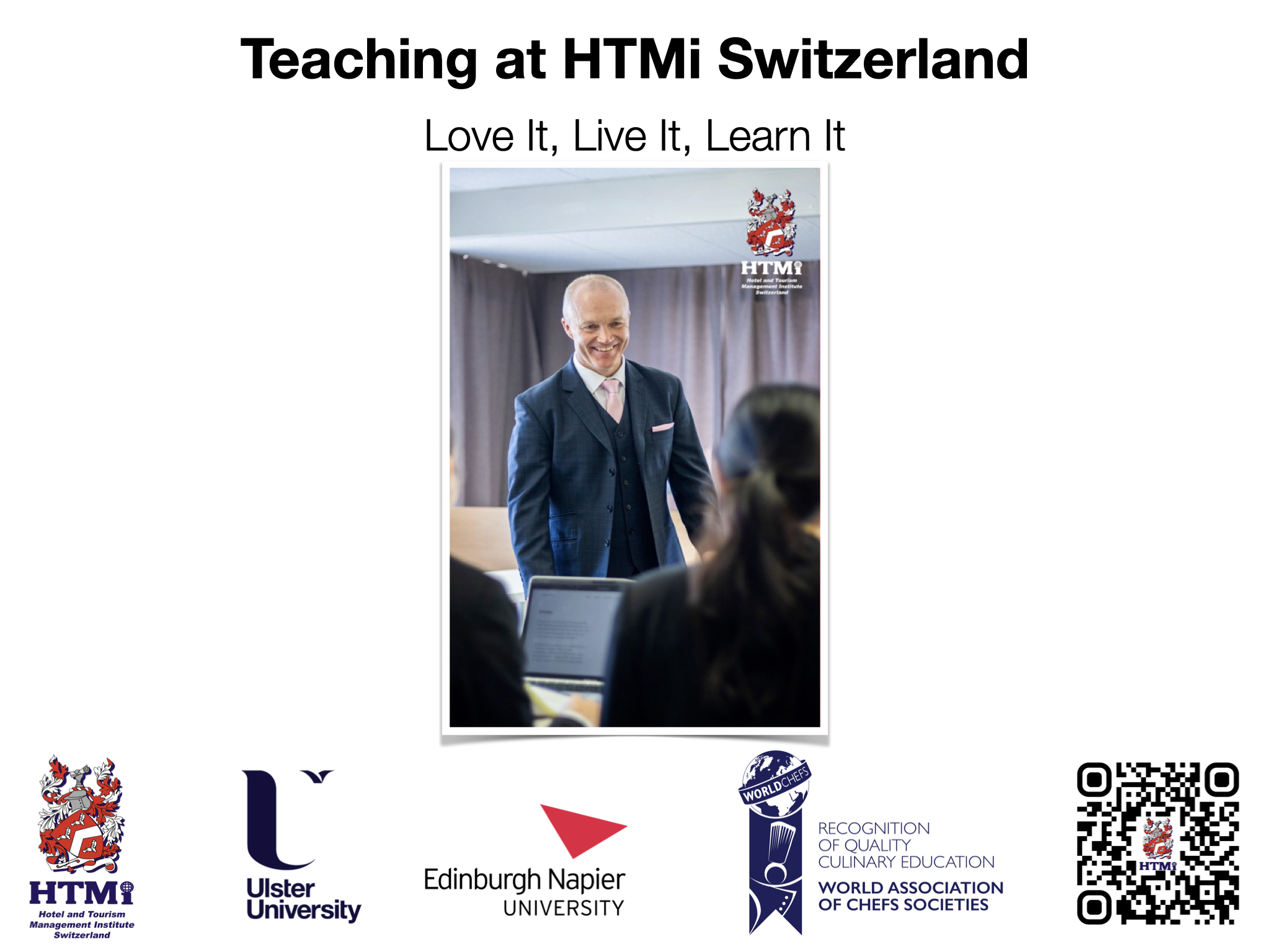Teaching at HTMi Switzerland - Love It, Live It, Learn It