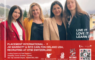 Placement International, JW Marriott, & Ritz Carlton Orlando USA - Recruiting at HTMi Switzerland