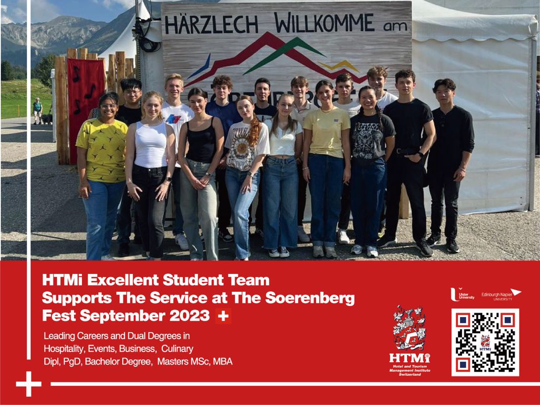 HTMi Excellent Student Team Supports The Service at The Soerenberg Fest September 2023