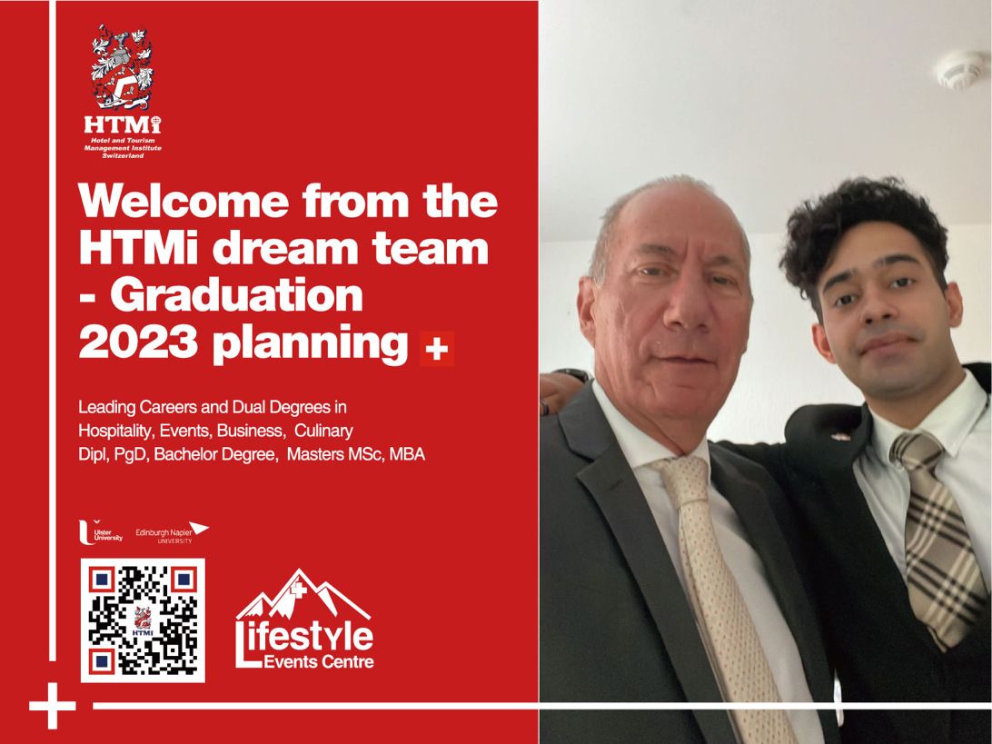 Welcome from the HTMi dream team - Graduation 2023 planning