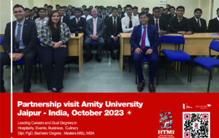 Partnership visit Amity University Jaipur - India, October 2023