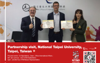 Partnership visit, National Taipei University, Taipei, Taiwan