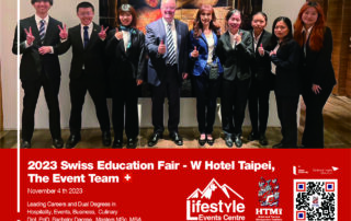 2023 Swiss Education Fair - W Hotel Taipei, The Event Team November 4 th 2023